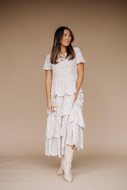 The Sadie Tiered Midi Dress