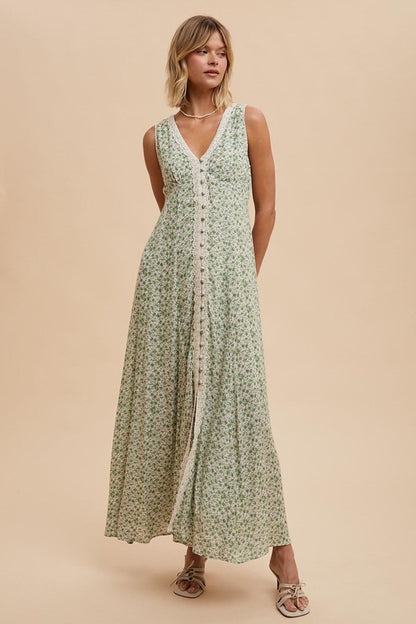 The Fern Floral Maxi Dress