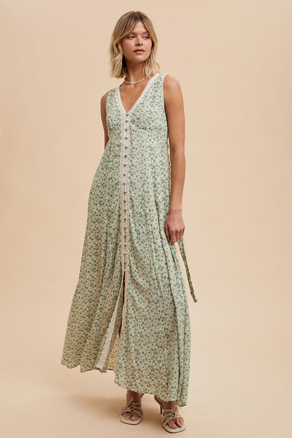 The Fern Floral Maxi Dress